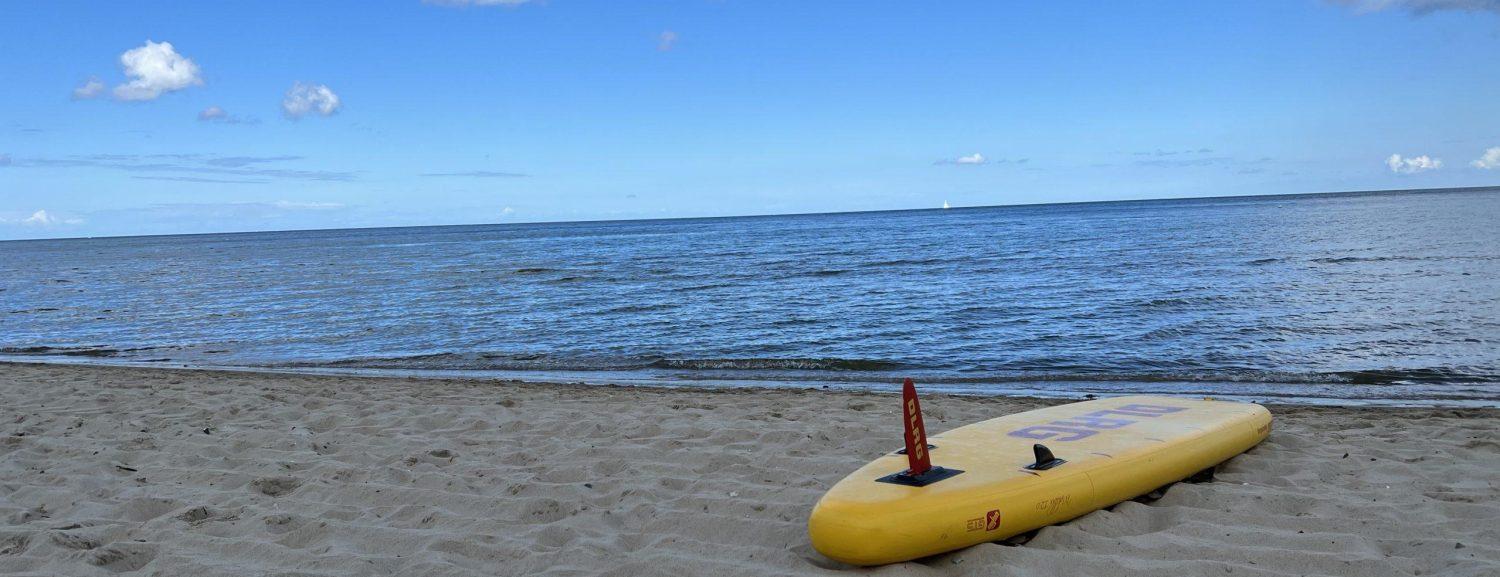 SUP-Board am Strand