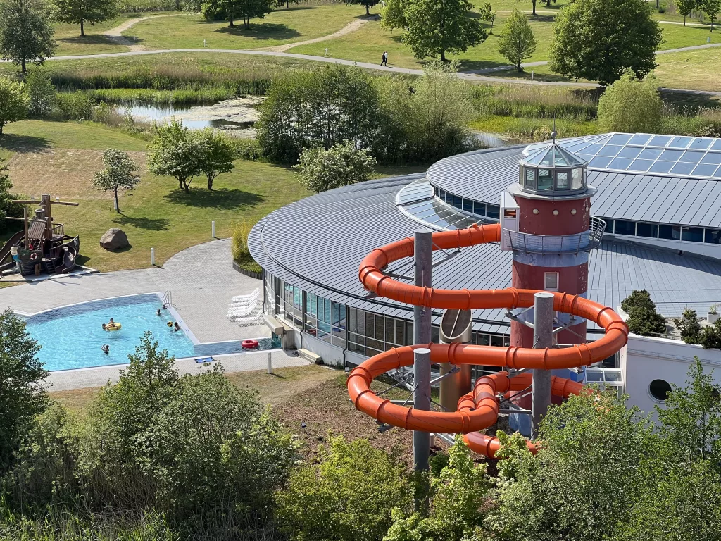 Ahoi Rügen Schwimmbad nähe Ferienwohnung in Sellin 